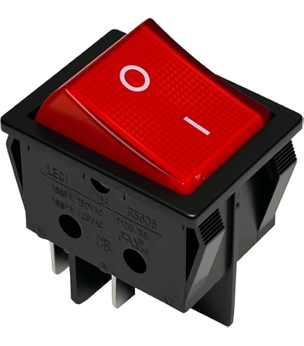 LECI RS606 2position 4pin Rocker Switch 16A250V T105/55LECI RS606